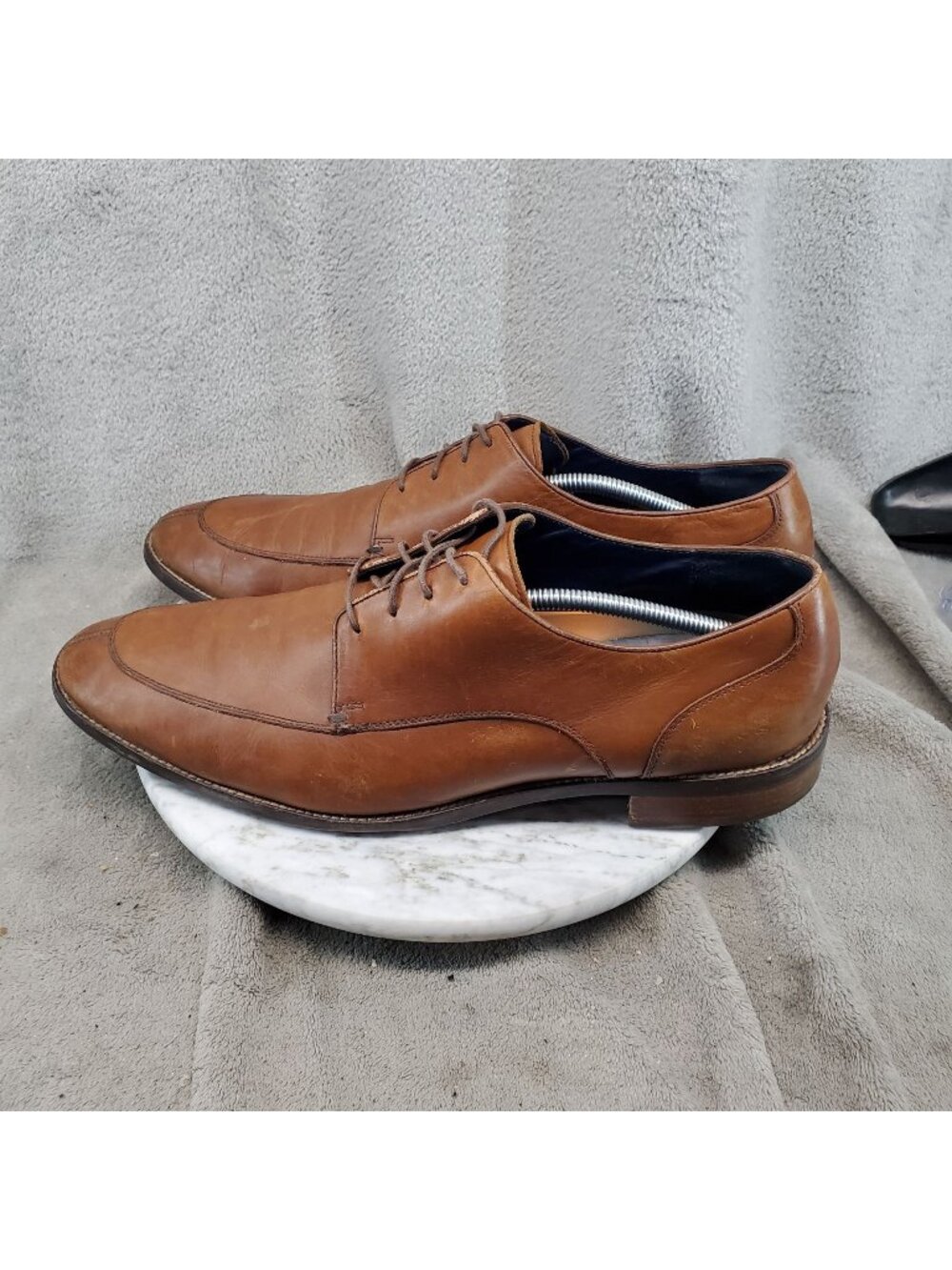 Cole Haan Shoes Mens Size 13 Brown Leather Lenox Hill Split Toe Oxford *Read*